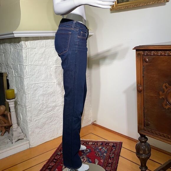 J BRAND Low Rise CIGARETTE Denim Slim Leg Stretch 914 INK Dark Jeans - Picture 5 of 9